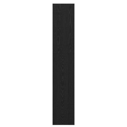 vidaXL Bücherregal Schwarz Eichen-Optik 60 x 30 x 166 cm Holzwerkstoff