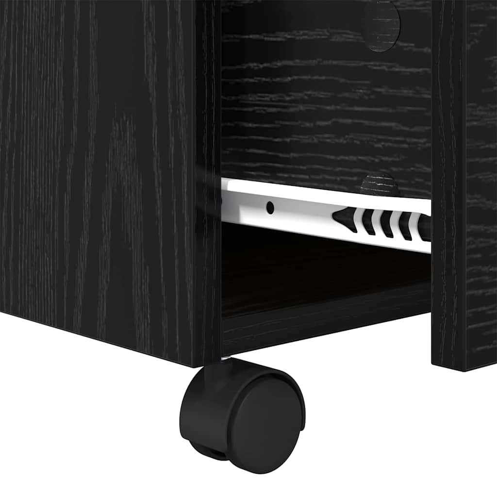 Couchtisch Schwarz Eichen-Optik 55 x 55 x 45 cm Holzwerkstoff