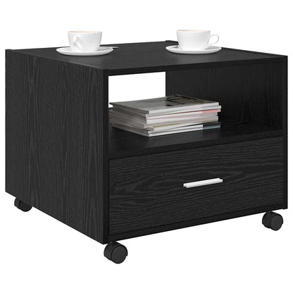 Couchtisch Schwarz Eichen-Optik 55 x 55 x 45 cm Holzwerkstoff