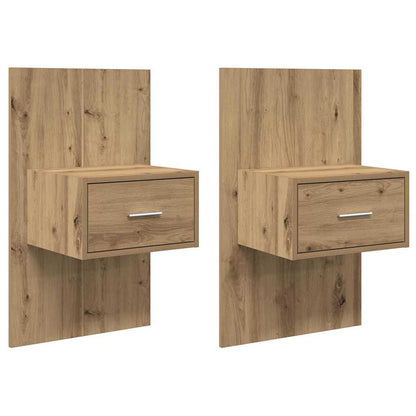 Nachttisch 2 pcs Artisan-Eiche 50 x 32,5 x 80cm Holzwerkstoff