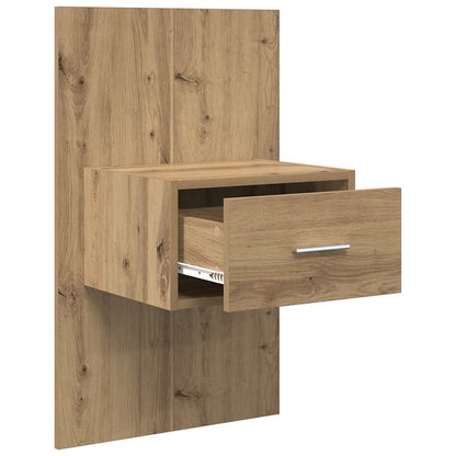 Nachttisch 2 pcs Artisan-Eiche 50 x 32,5 x 80cm Holzwerkstoff