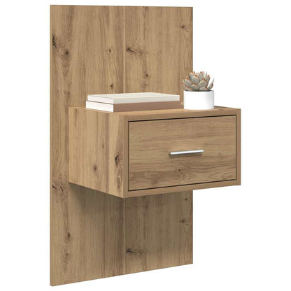 Nachttisch 2 pcs Artisan-Eiche 50 x 32,5 x 80cm Holzwerkstoff