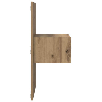 Nachttisch 2 pcs Artisan-Eiche 50 x 32,5 x 80cm Holzwerkstoff
