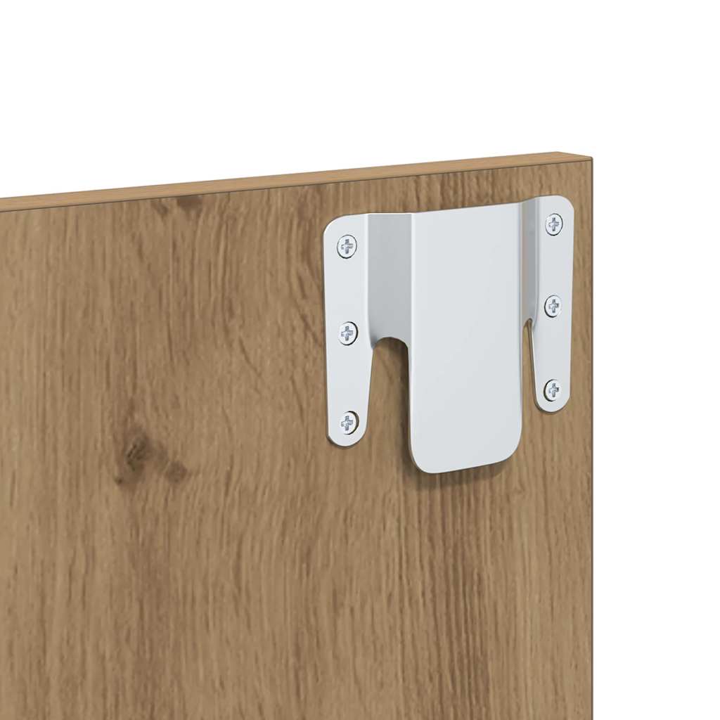 vidaXL Nachttisch 2 pcs Artisan-Eiche 50 x 32.5 x 80cm Holzwerkstoff