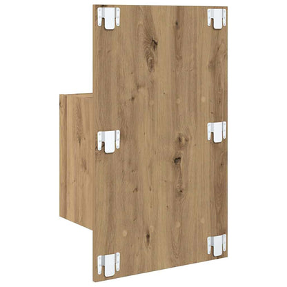 vidaXL Nachttisch 2 pcs Artisan-Eiche 50 x 32.5 x 80cm Holzwerkstoff