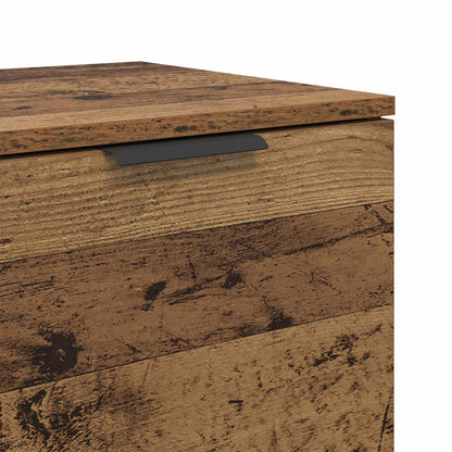 vidaXL Bettschrank 2 pcs Altholz 40 x 39 x 40 cm Holzwerkstoff