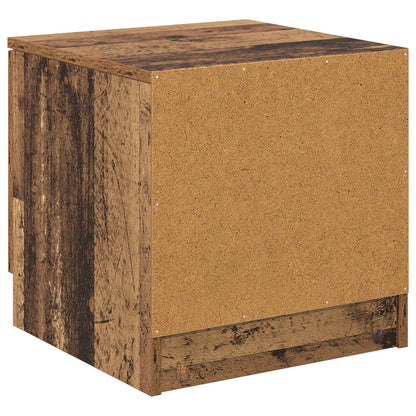 vidaXL Bettschrank 2 pcs Altholz 40 x 39 x 40 cm Holzwerkstoff