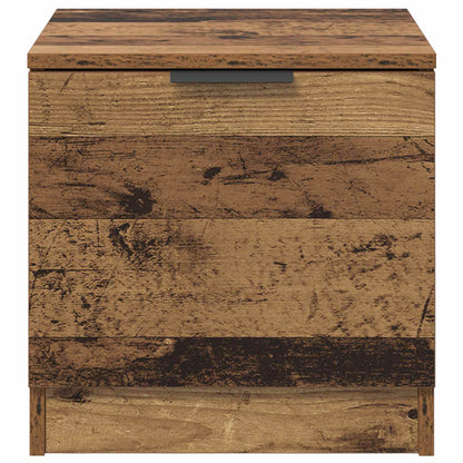 vidaXL Bettschrank 2 pcs Altholz 40 x 39 x 40 cm Holzwerkstoff
