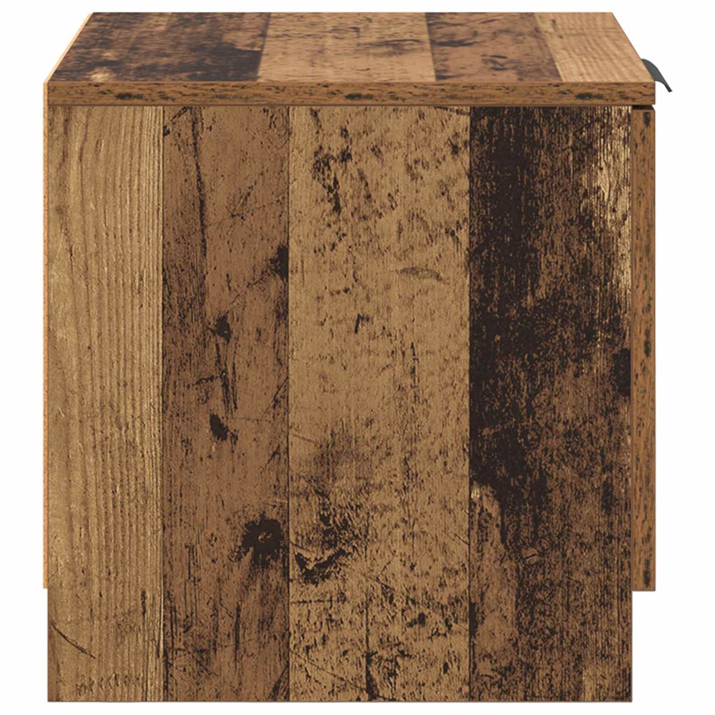 vidaXL Bettschrank 2 pcs Altholz 40 x 39 x 40 cm Holzwerkstoff