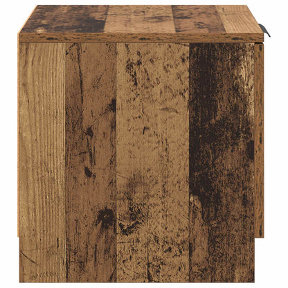 vidaXL Bettschrank 2 pcs Altholz 40 x 39 x 40 cm Holzwerkstoff