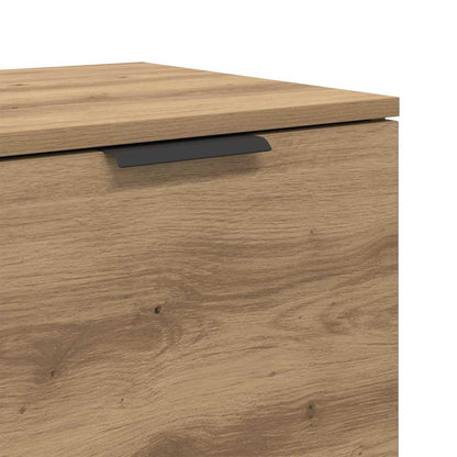 vidaXL Bettschrank 2 pcs Artisan-Eiche 40 x 39 x 40 cm Holzwerkstoff