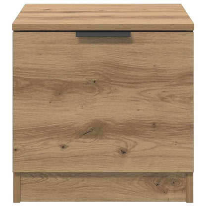 vidaXL Bettschrank 2 pcs Artisan-Eiche 40 x 39 x 40 cm Holzwerkstoff