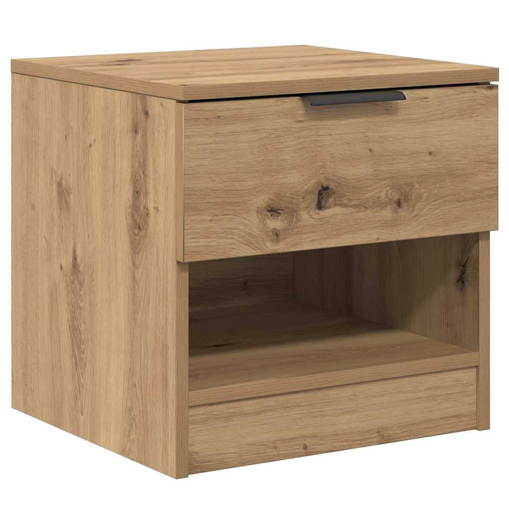 Bettschrank 2 pcs Artisan-Eiche 40 x 39 x 40 cm Holzwerkstoff