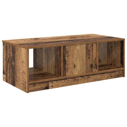 Couchtisch mit Schubladen Altholz 102 x 50 x 36cm Holzwerkstoff
