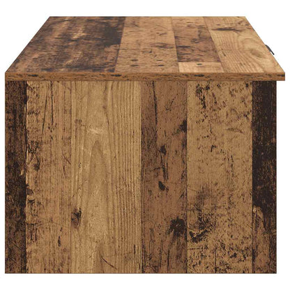 Couchtisch mit Schubladen Altholz 102 x 50 x 36cm Holzwerkstoff