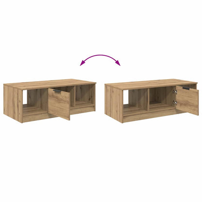 Couchtisch Artisan-Eiche 102 x 50 x 36cm Holzwerkstoff