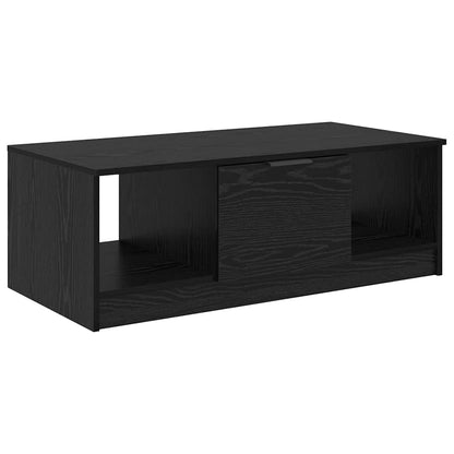 Couchtisch Schwarz Eichen-Optik 102 x 50 x 36cm Holzwerkstoff