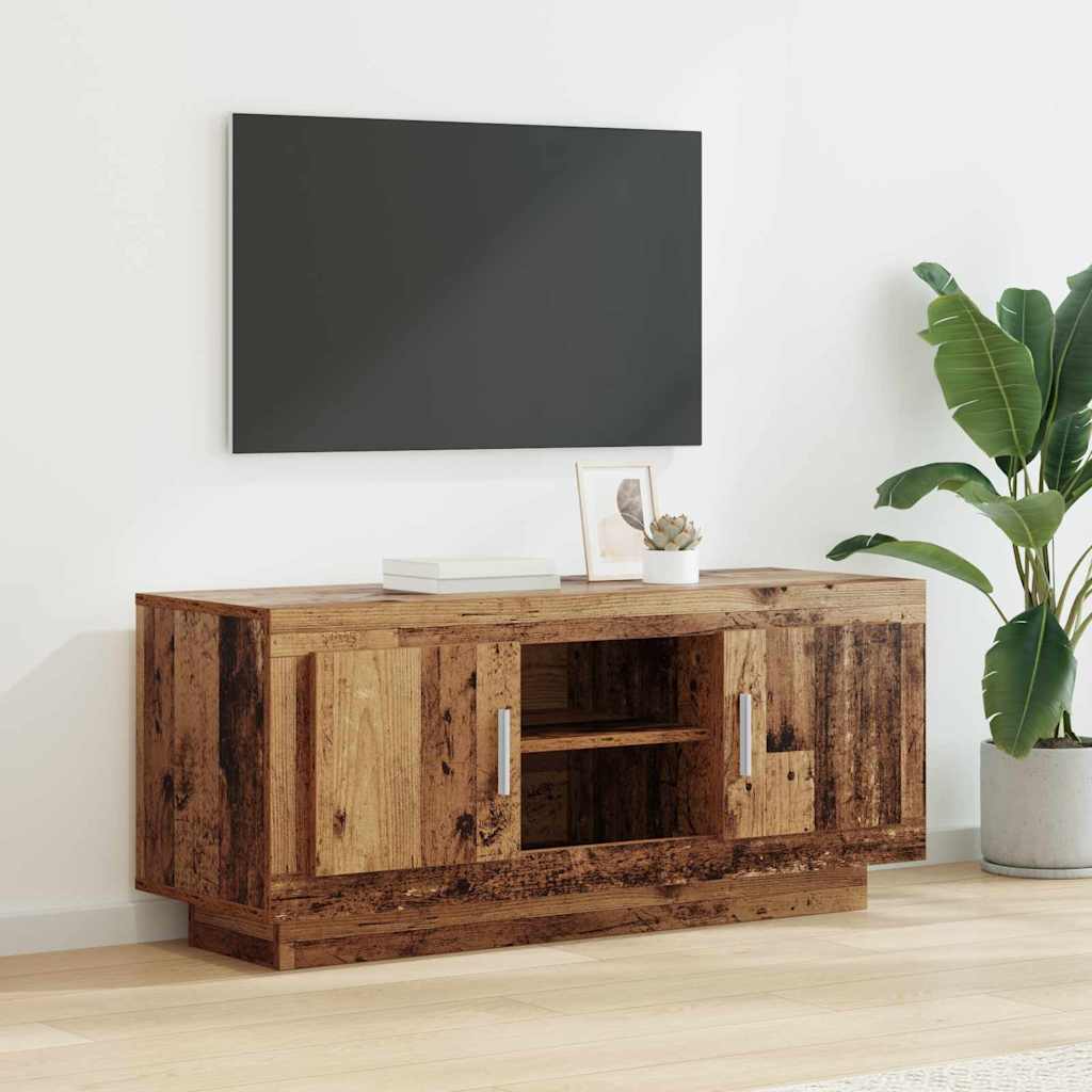 vidaXL TV-Schränk Altholz 102 x 35 x 45 cm Holzwerkstoff