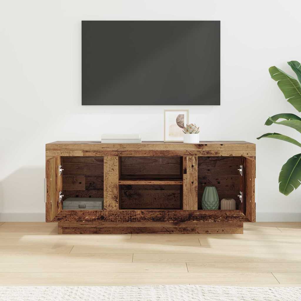 vidaXL TV-Schränk Altholz 102 x 35 x 45 cm Holzwerkstoff