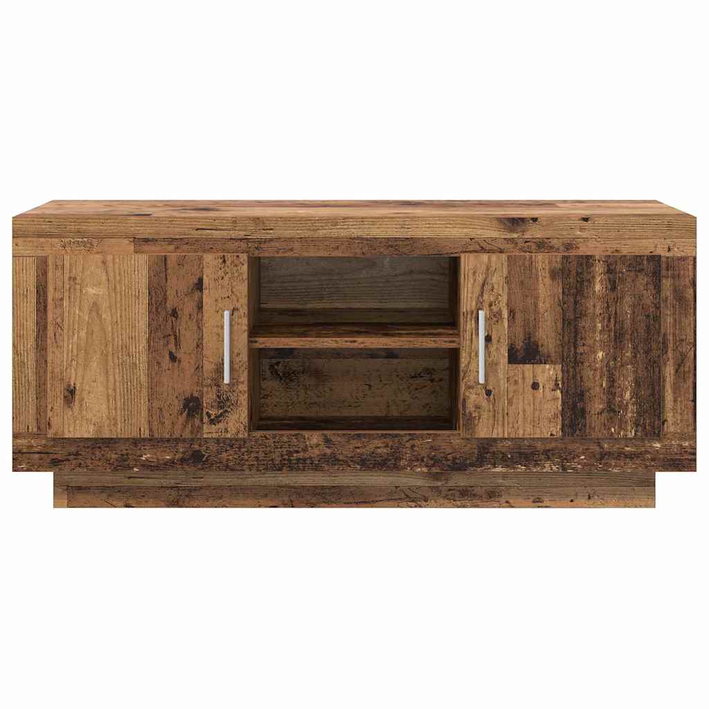 vidaXL TV-Schränk Altholz 102 x 35 x 45 cm Holzwerkstoff