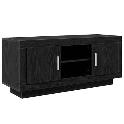 TV-Schränk Schwarz Eichen-Optik 102 x 35 x 45 cm Holzwerkstoff