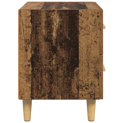 vidaXL Bettschrank Altholz 40 x 35 x 47,5 cm Holzwerkstoff
