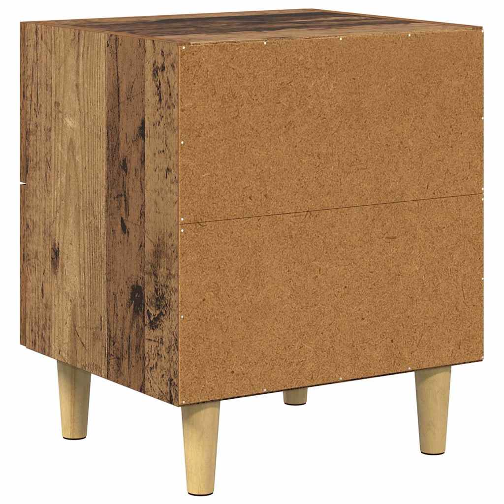 Bettschrank 2 pcs Altholz 40 x 35 x 47,5 cm Holzwerkstoff