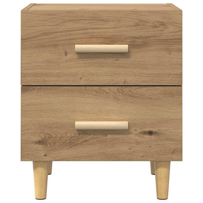 vidaXL Bettschrank Artisan-Eiche 40 x 35 x 47,5 cm Holzwerkstoff