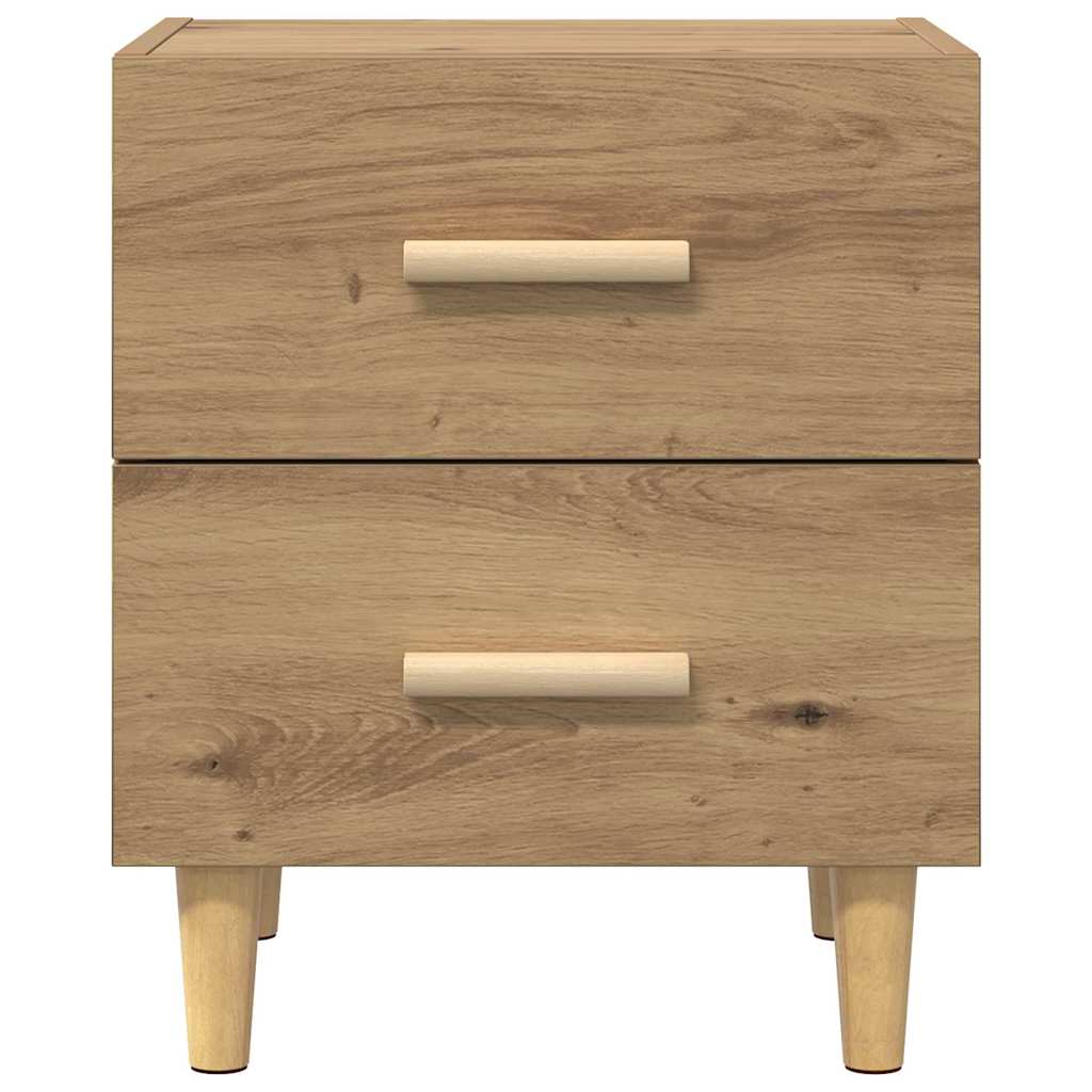vidaXL Bettschrank 2 pcs Artisan-Eiche 40 x 35 x 47,5 cm Holzwerkstoff