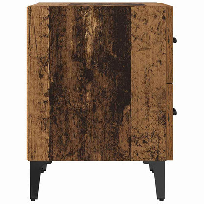 vidaXL Bettschrank Altholz 40 x 35 x 47,5 cm Holzwerkstoff