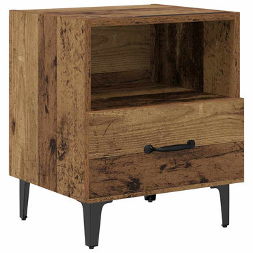vidaXL Nachttisch Altholz 40 x 35 x 47,5 cm Holzwerkstoff