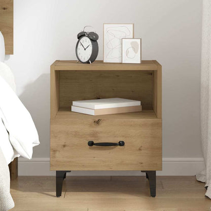vidaXL Nachttisch Artisan-Eiche 40 x 35 x 47,5 cm Holzwerkstoff