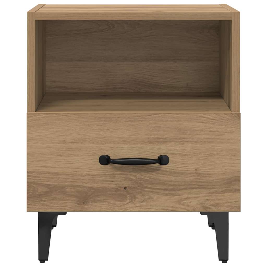 vidaXL Nachttisch Artisan-Eiche 40 x 35 x 47,5 cm Holzwerkstoff