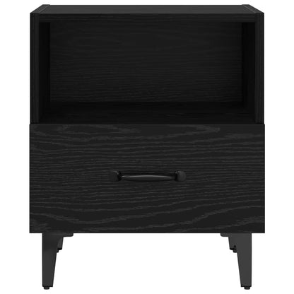 vidaXL Nachttisch Schwarz Eichen-Optik 40 x 35 x 47,5 cm Holzwerkstoff