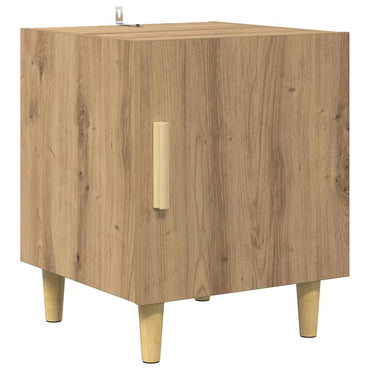 vidaXL Nachttisch Artisan-Eiche 40 x 40 x 50 cm Holzwerkstoff
