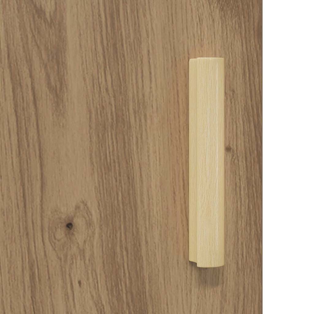 vidaXL Nachttisch 2 pcs Artisan-Eiche 40 x 40 x 50 cm Holzwerkstoff