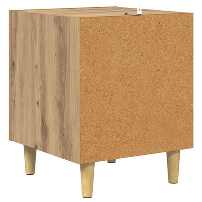 vidaXL Nachttisch 2 pcs Artisan-Eiche 40 x 40 x 50 cm Holzwerkstoff