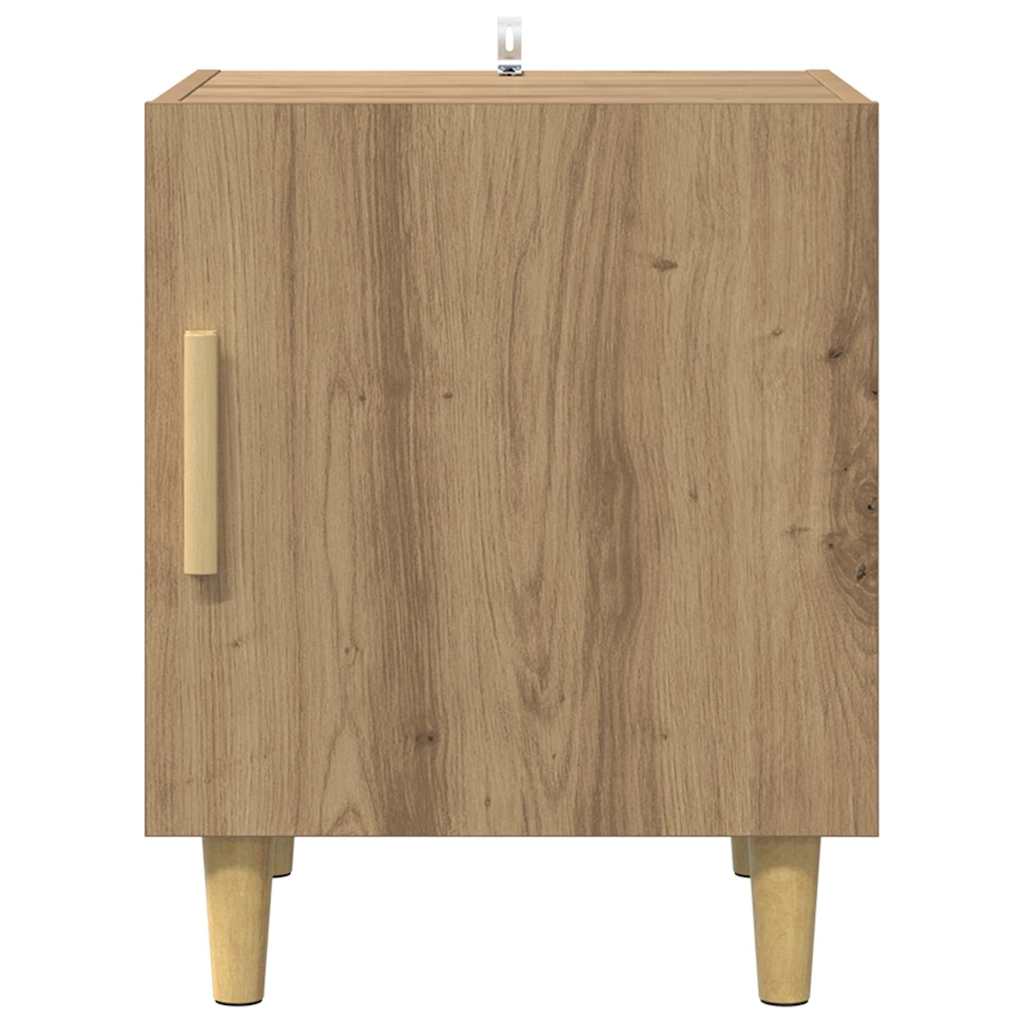 vidaXL Nachttisch 2 pcs Artisan-Eiche 40 x 40 x 50 cm Holzwerkstoff