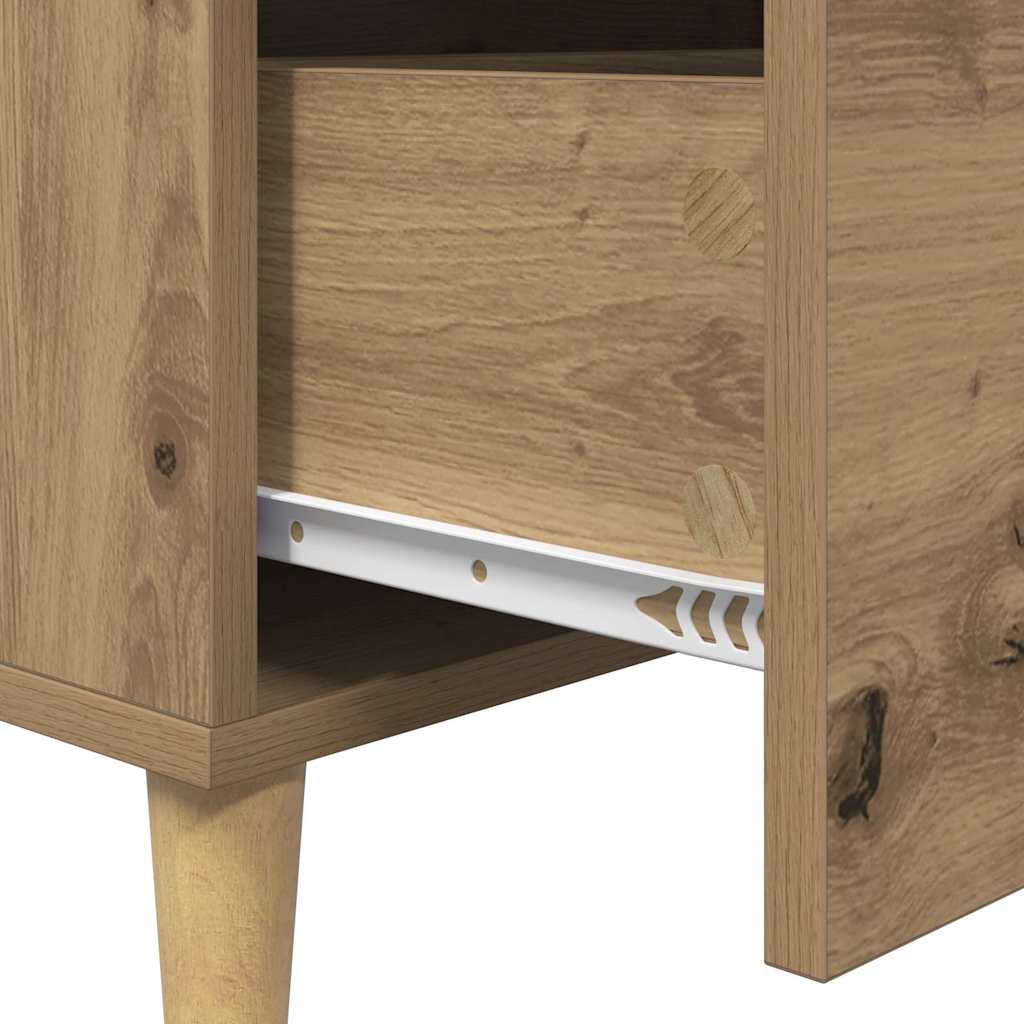 Sideboard Artisan-Eiche 69,5 x 34 x 90 cm Holzwerkstoff