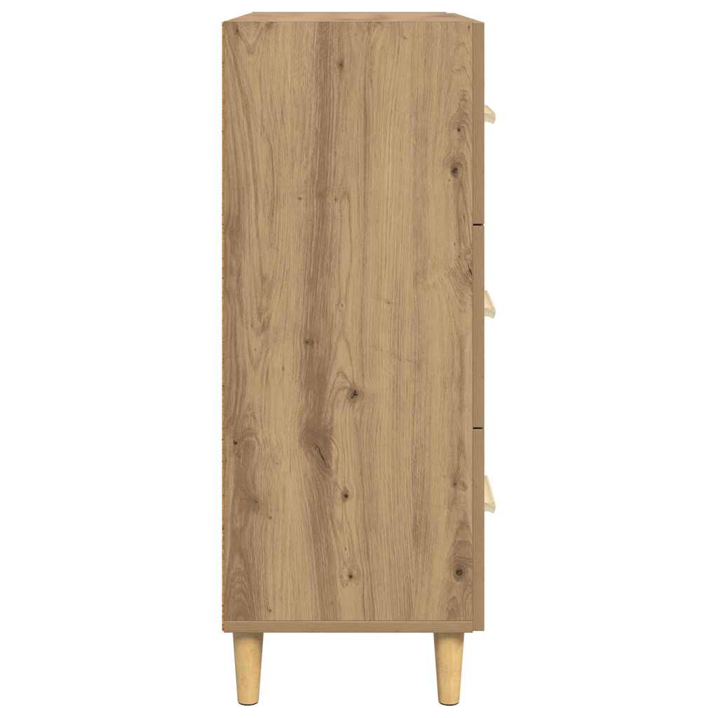 Sideboard Artisan-Eiche 69,5 x 34 x 90 cm Holzwerkstoff