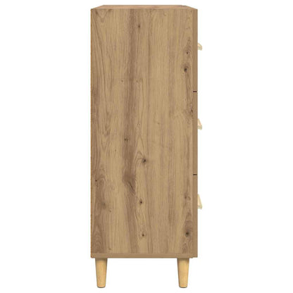 Sideboard Artisan-Eiche 69,5 x 34 x 90 cm Holzwerkstoff