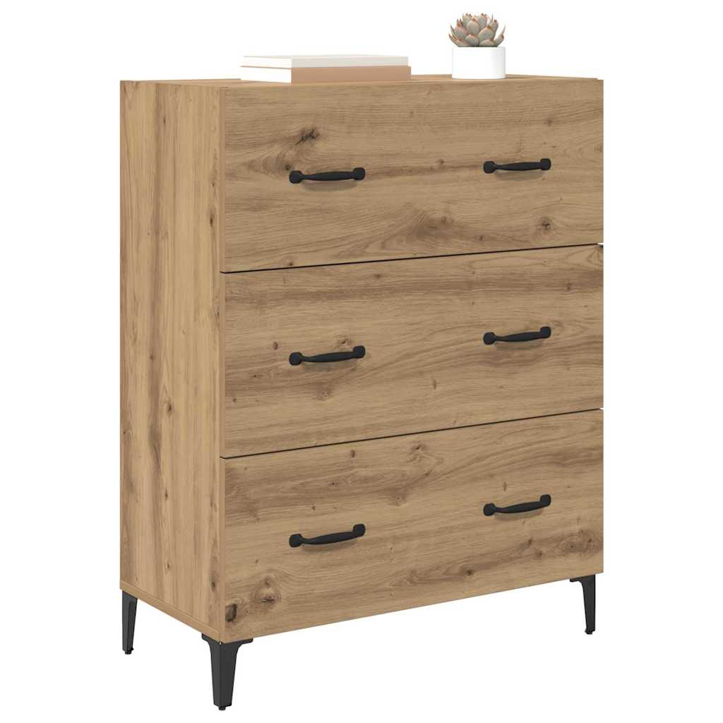 Sideboard Artisan-Eiche 69,5 x 34 x 90 cm Holzwerkstoff