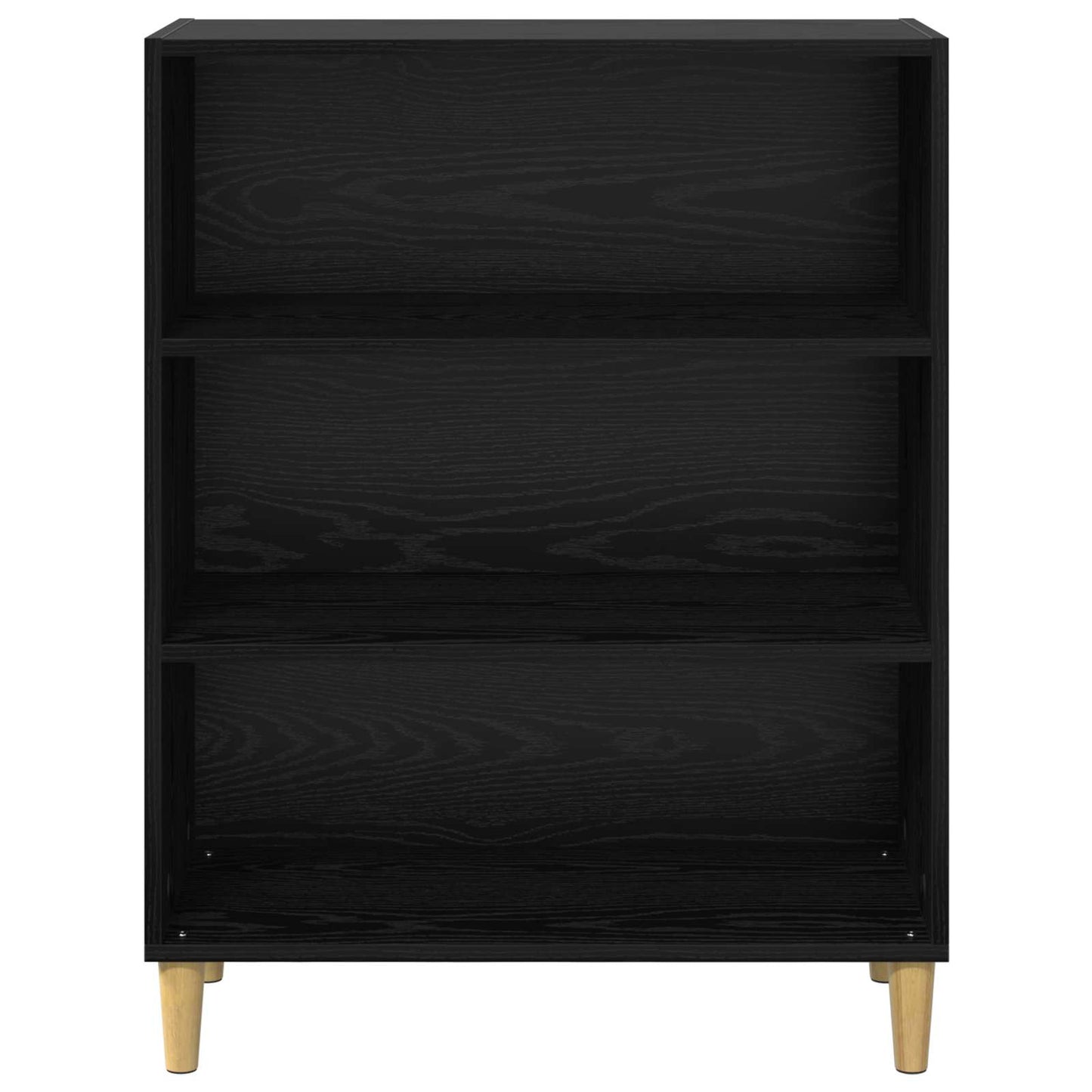 vidaXL Sideboard Schwarz Eichen-Optik 69,5 x 32,5 x 90 cm