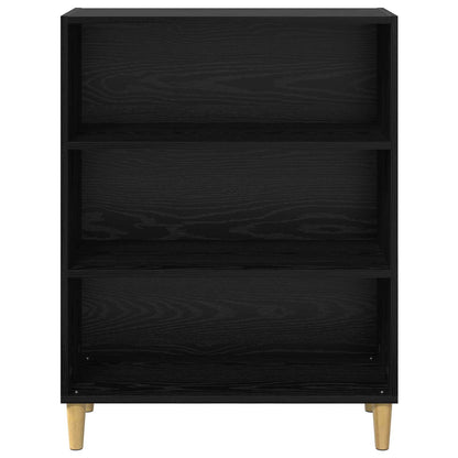 vidaXL Sideboard Schwarz Eichen-Optik 69,5 x 32,5 x 90 cm