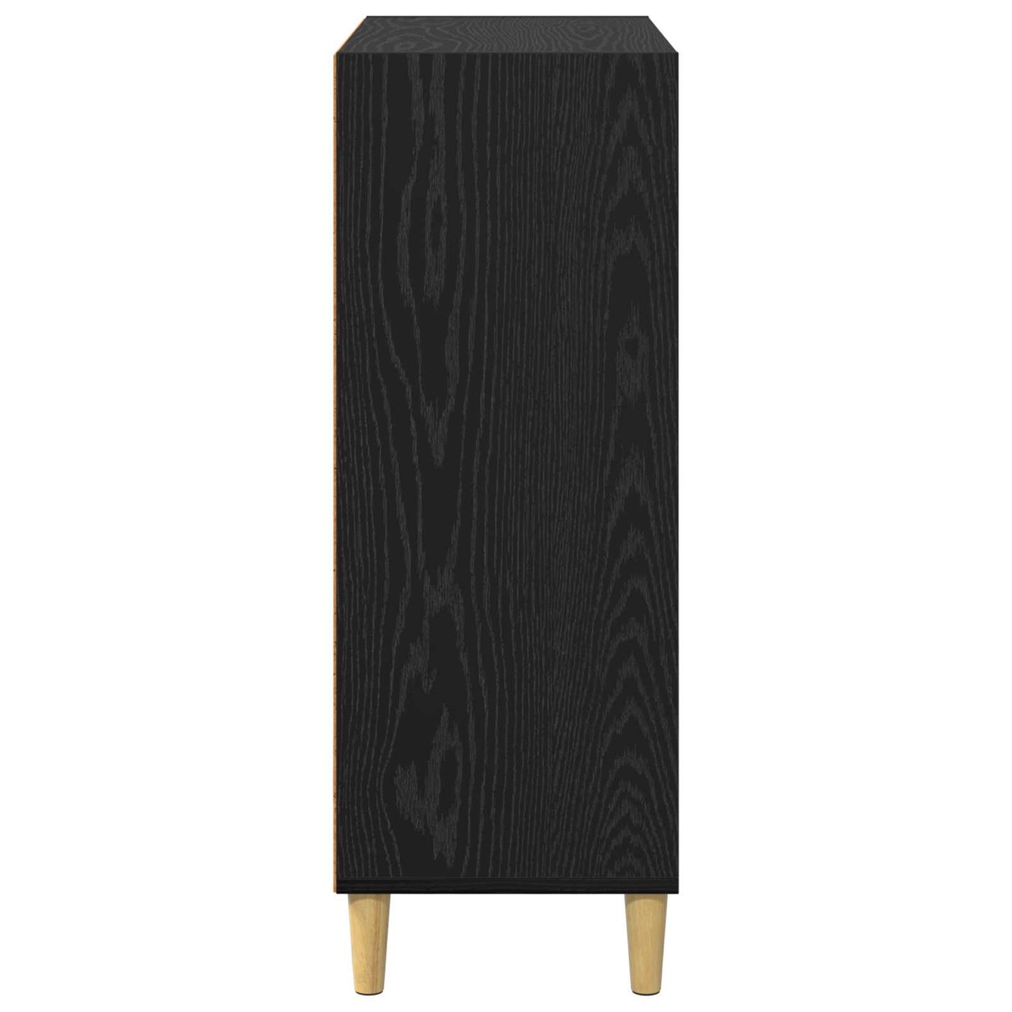 vidaXL Sideboard Schwarz Eichen-Optik 69,5 x 32,5 x 90 cm