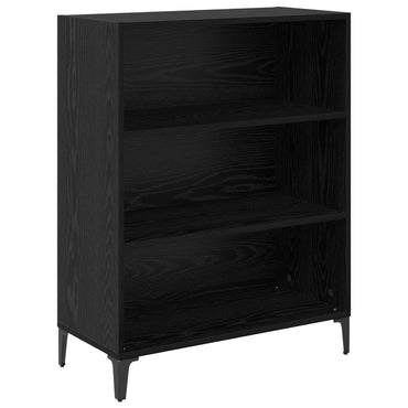 vidaXL Sideboard Schwarz Eichen-Optik 69,5 x 32,5 x 90 cm