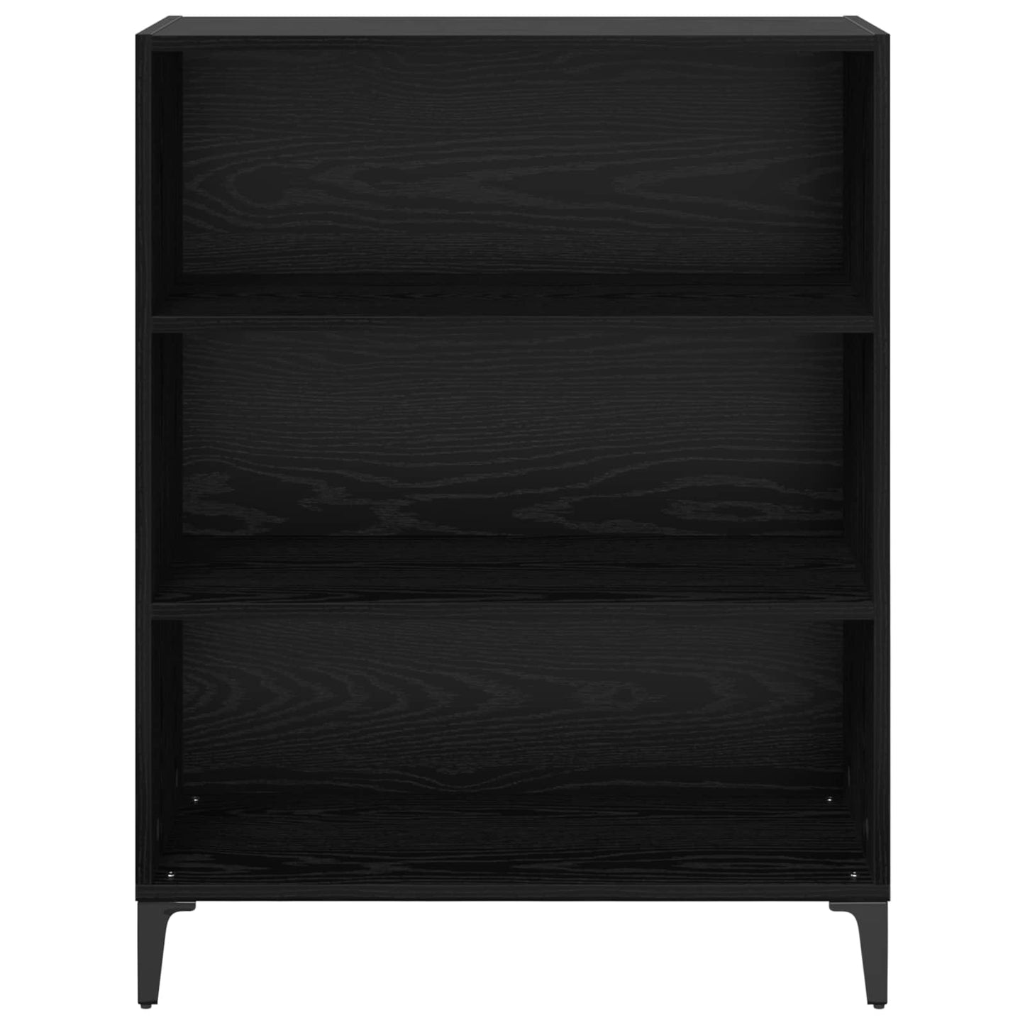 vidaXL Sideboard Schwarz Eichen-Optik 69,5 x 32,5 x 90 cm
