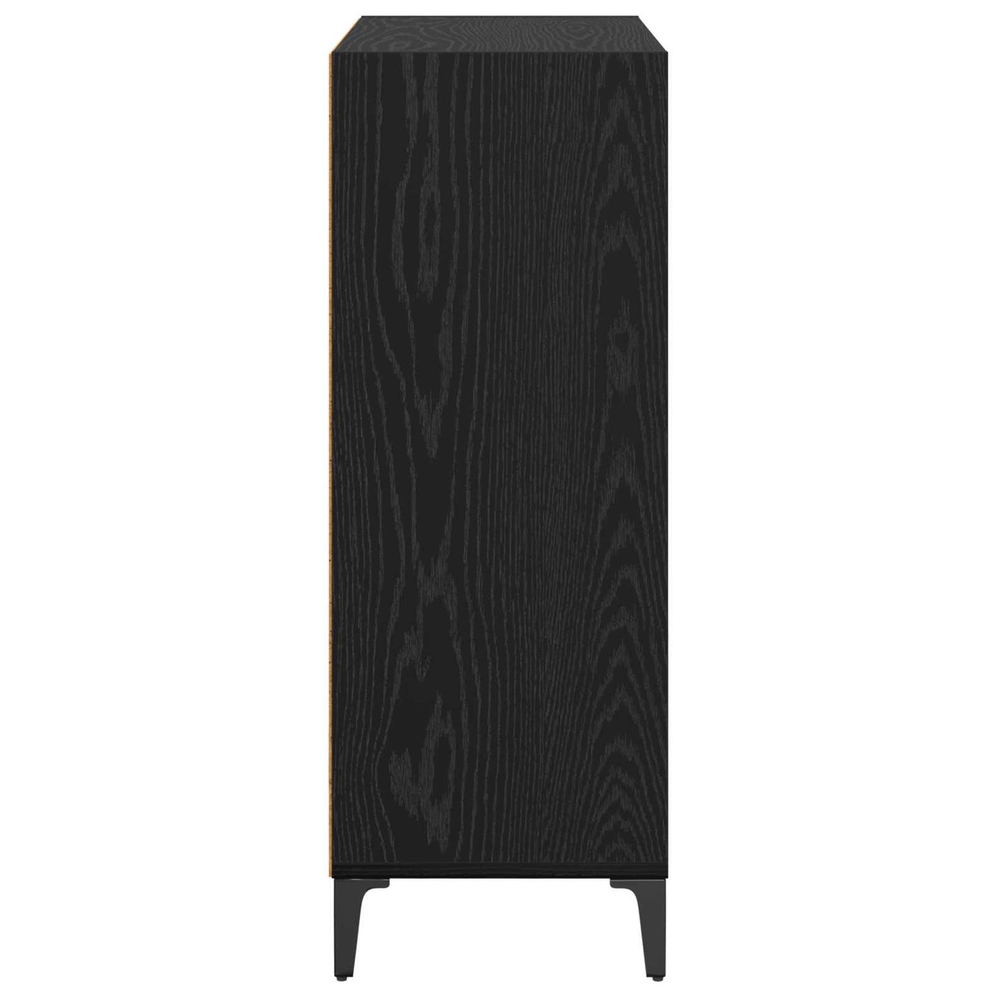 vidaXL Sideboard Schwarz Eichen-Optik 69,5 x 32,5 x 90 cm