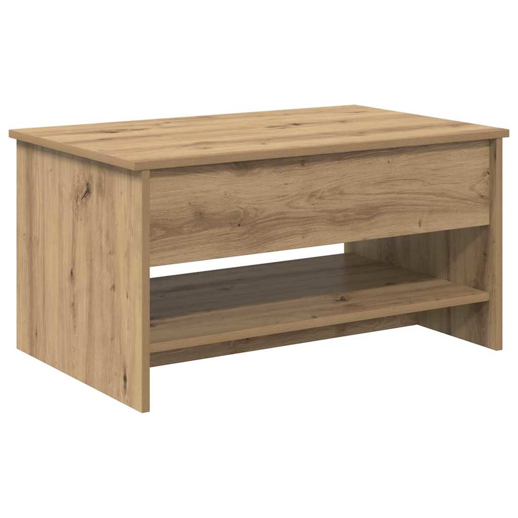 vidaXL Couchtisch Artisan-Eiche 80 x 50,5 x 41,5 cm Holzwerkstoff