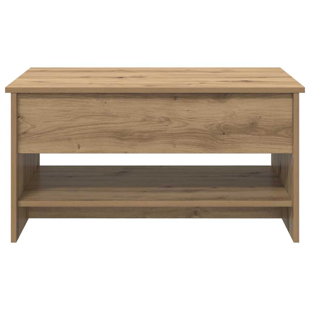 vidaXL Couchtisch Artisan-Eiche 80 x 50,5 x 41,5 cm Holzwerkstoff